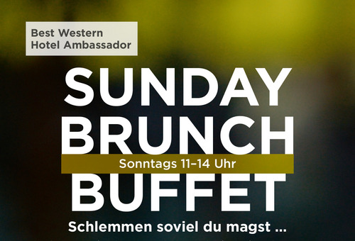Best Western Hotel Ambassador Sonntags-Buffet