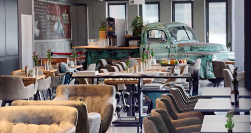 Bild der Gastronomie im V8 HOTEL Motorworld Region Stuttgart, BW Premier Collection by Best Western