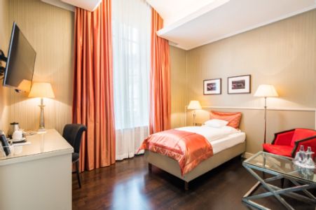 Hotel Motive, Zimmer, Einzelzimmer
