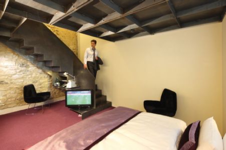 Hotel Motive, Zimmer, Stadtmauermaisonette