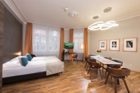 Hotel Motive, Zimmer, Suite/Appartement, Juniorsuite / Wohnbeispiel