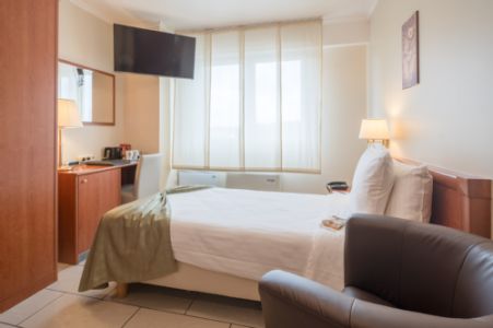 Hotel Motive, Zimmer, Einzelzimmer