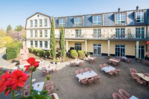 Hotel Motive, Außenansicht/Hotelansicht, Sommer, Sommerterrasse