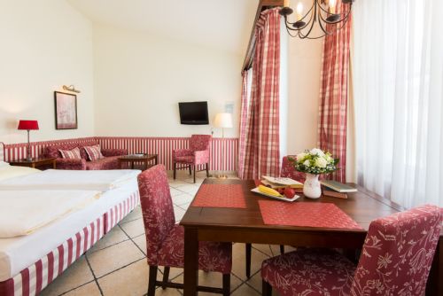 Hotel Motive, Zimmer, Detail/Wohnbereich, Beispiel Wohnbereich Studio