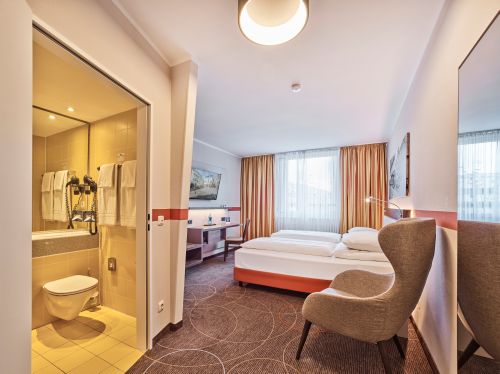 Hotel Motive, Zimmer, Bad, Twin Zimmer